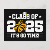 応援チアリーダー2025年上級卒業クラス ポストカード (正面)