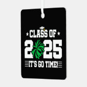 応援チアリーダー2025年上級卒業クラス メタルオーナメント (正面左)