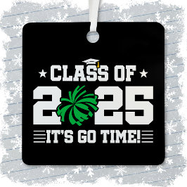 応援チアリーダー2025年上級卒業クラス メタルオーナメント