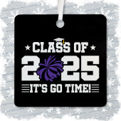 応援チアリーダー2025年上級卒業クラス メタルオーナメント