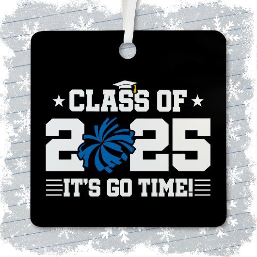 応援チアリーダー2025年上級卒業クラス メタルオーナメント