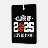 応援チアリーダー2025年上級卒業クラス メタルオーナメント (正面左)