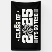 応援チアリーダー2025年上級卒業クラス 横断幕 (縦)