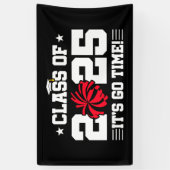 応援チアリーダー2025年上級卒業クラス 横断幕 (縦)