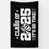 応援チアリーダー2025年上級卒業クラス 横断幕 (縦)