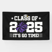 応援チアリーダー2025年上級卒業クラス 横断幕 (横)