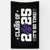 応援チアリーダー2025年上級卒業クラス 横断幕 (縦)