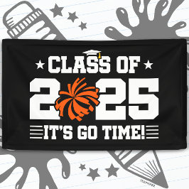 応援チアリーダー2025年上級卒業クラス 横断幕