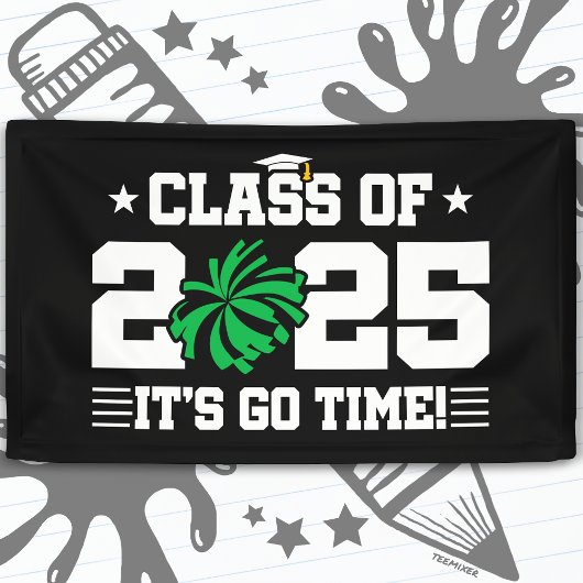 応援チアリーダー2025年上級卒業クラス 横断幕