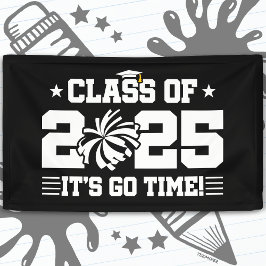 応援チアリーダー2025年上級卒業クラス 横断幕