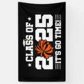 応援チアリーダー2025年上級卒業クラス 横断幕 (縦)