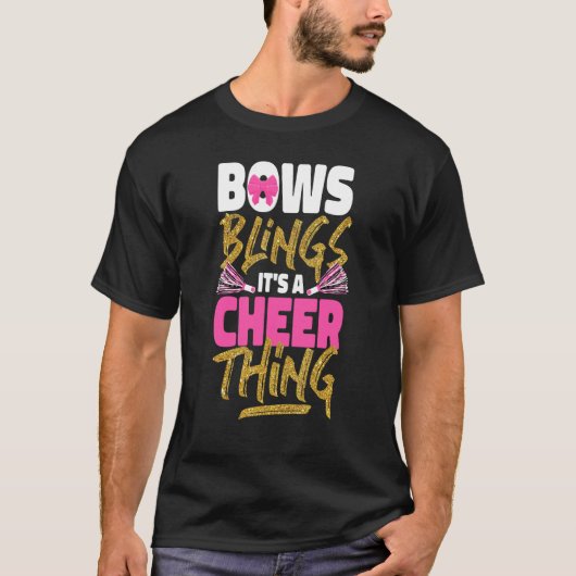 応援チアリーティングきらきら光るが弓の応援 Tシャツ (正面)