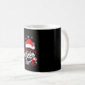 応援チアリーティングクリスマス応援 コーヒーマグカップ (正面右)
