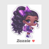 応援チームメンバー – パープル シール (シート)