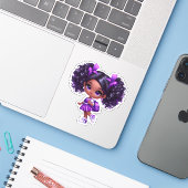 応援チームメンバー – パープル シール (ノートパソコンとiPhone)