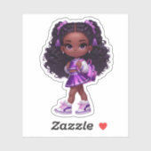 応援チームメンバー – パープル シール (シート)