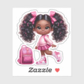 応援チームメンバー – ピンク シール (シート)