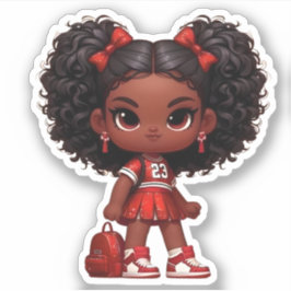 応援チームメンバー – 赤 シール