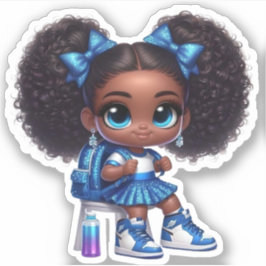 応援チームメンバー – 青 シール