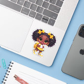 応援チームメンバー – 黄色 シール (ノートパソコンとiPhone)