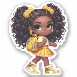 応援チームメンバー – 黄色 シール