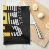 応援チームADD NAME学校アスリートチアリーダー キッチンタオル (四つ折り)