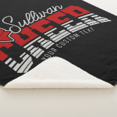 応援チームADD NAME学校アスリートチアリーダー シェルパブランケット (3/4)