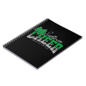 応援チームADD NAME学校アスリートチアリーダー ノートブック (左側)