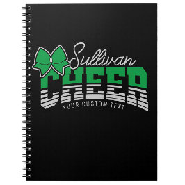 応援チームADD NAME学校アスリートチアリーダー ノートブック