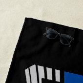 応援チームADD NAME学校アスリートチアリーダー ビーチタオル (インサイチュ)