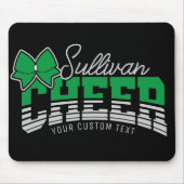 応援チームADD NAME学校アスリートチアリーダー マウスパッド (正面)