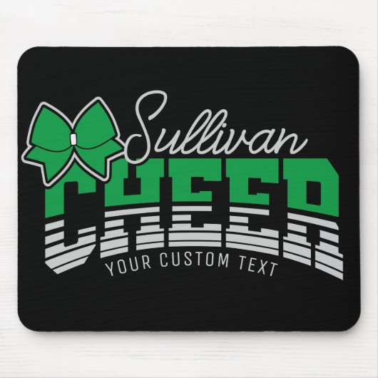 応援チームADD NAME学校アスリートチアリーダー マウスパッド (正面)