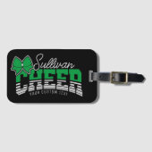 応援チームADD NAME学校アスリートチアリーダー ラゲッジタグ (正面横)