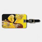 応援ディバイエローチアリーダー ラゲッジタグ (正面横)