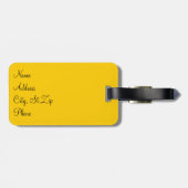 応援ディバイエローチアリーダー ラゲッジタグ (裏面横)