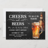 応援トゥビーズダブル誕生日 招待状 (正面)