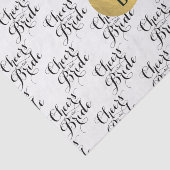 応援トゥブライドカスタムモノグラムブライダルシャワー 薄葉紙 (詳細)