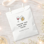 応援トゥラブカップル救ウェディングシャワーザDa フェイバーバッグ (クリップ留めされた状態)