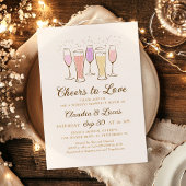 応援トゥラブカップルCoedブライダルシャワーインビタティ 招待状