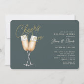 応援トゥラブグリーンブライダルシャワー 招待状 (正面)