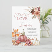 応援トゥラブパンプキンワインマルサラブライダルシャワー 招待状 (スタンド正面)