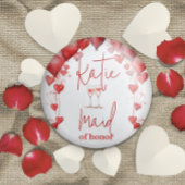 応援トゥラブブライダルシャワーメイド・オブ・オーナー（花嫁付き添い人） 缶バッジ