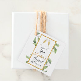 応援トゥラブボタニカルブライダルシャワーパーティー フェイバータグ