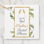 応援トゥラブボタニカルブライダルシャワーパーティー フェイバータグ (正面)