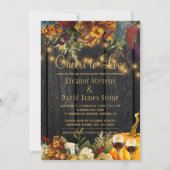 応援トゥラブ秋ウッドフローラ婚約パーティ 招待状 (正面)