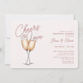 応援トゥラブ赤面ブライダルシャワー 招待状 (正面)