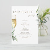 応援トゥーウスシャンパントースト婚約パーティ 招待状 (スタンド正面)