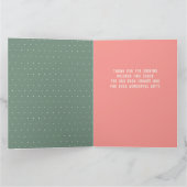 応援トベビーセージピーチジンガムサンキューカード カード (内部)