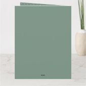 応援トベビーセージピーチジンガムサンキューカード カード (裏面)