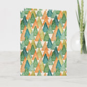 応援トレンディーホワイトフォント新年 シーズンカード (裏面)